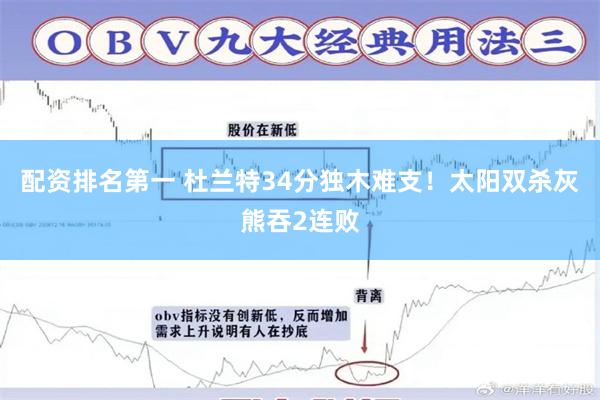 配资排名第一 杜兰特34分独木难支！太阳双杀灰熊吞2连败