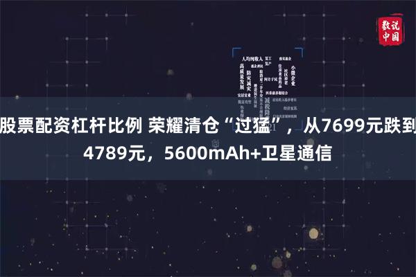 股票配资杠杆比例 荣耀清仓“过猛”，从7699元跌到4789元，5600mAh+卫星通信